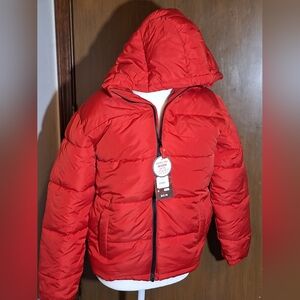 Youth XL 14-16 Swiss Tech Red Puffer coat